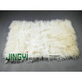 Wholesale High Quality long hair Tibetan mongolian sheepskin fur plates